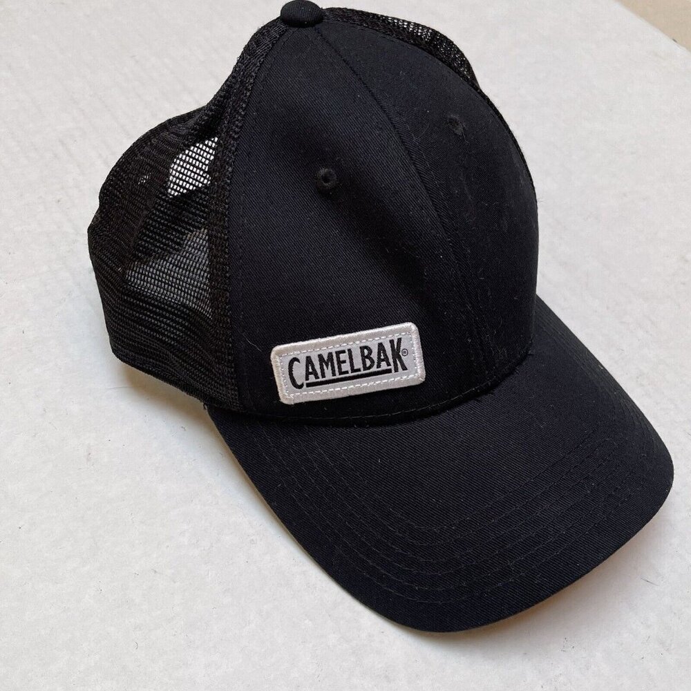 CamelBak Trucker Hat Mesh Adjustable Black Sporty Athletic Activewear Outdoor